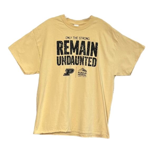 Purdue “Only The Strong Remain Undaunted” Graphic Tee - Picture 1 of 3